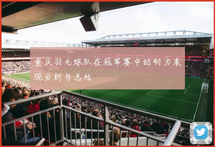 重庆羽毛球队在冠军赛中的耐力表现分析与总结