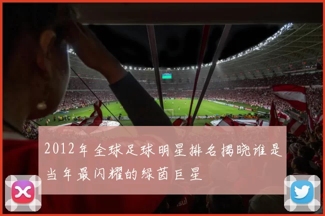 2012年全球足球明星排名揭晓谁是当年最闪耀的绿茵巨星