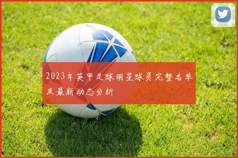 2023年英甲足球明星球员完整名单及最新动态分析